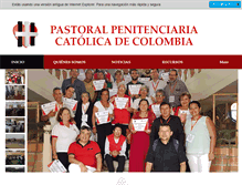 Tablet Screenshot of pastoralpenitenciaria.org